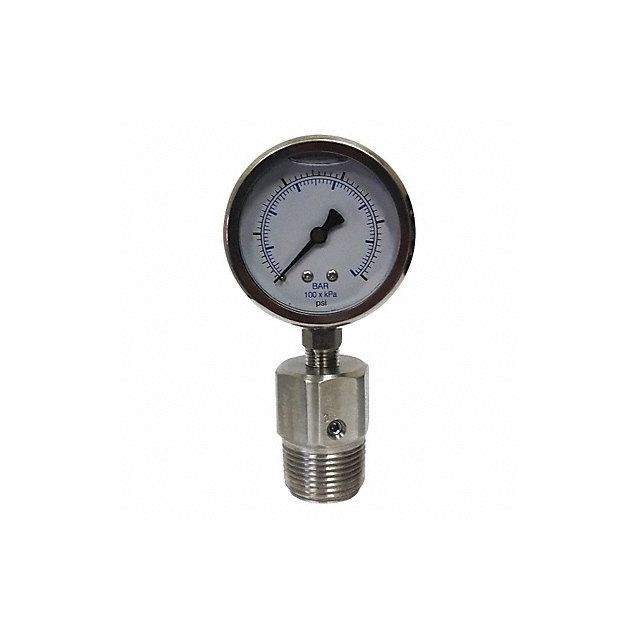 K4225 Pressure Gauge 1 in MNPT 0 to 100 psi MPN:KC301L25100/DSF14-M