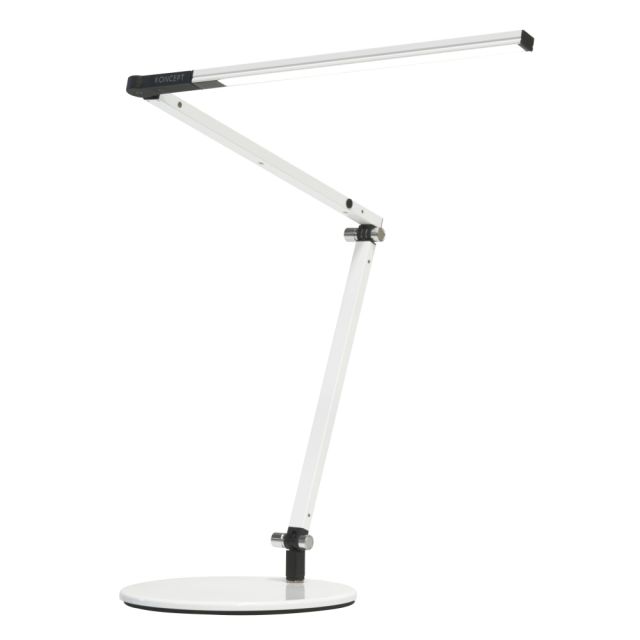 Koncept Z-Bar Mini LED Desk Lamp, Warm Light, 12-3/4inH, White MPN:AR3100-WD-WHT-DSK