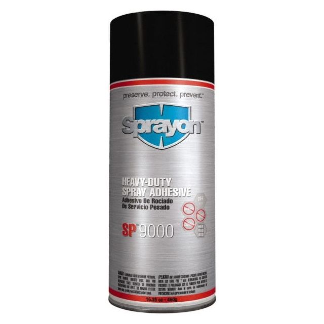Spray Adhesive: 16.25 oz Aerosol Can, White MPN:S0900000A