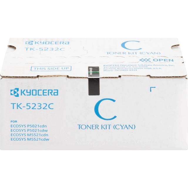 Kyocera TK-5232 High-Yield Cyan Toner Cartridge MPN:TK-5232C