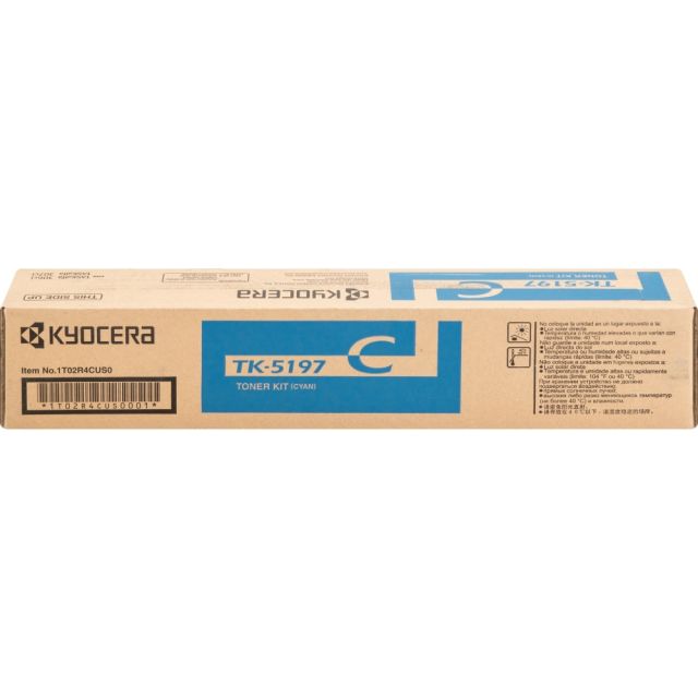 Kyocera TK-5197C Original Laser Toner Cartridge - Cyan - 1 Each - 7000 Pages MPN:TK5197C