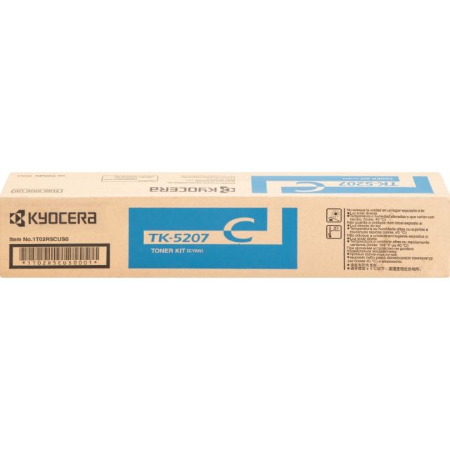 Kyocera TK-5207C Original Laser Toner Cartridge - Cyan - 1 Each - 12000 Pages MPN:TK5207C