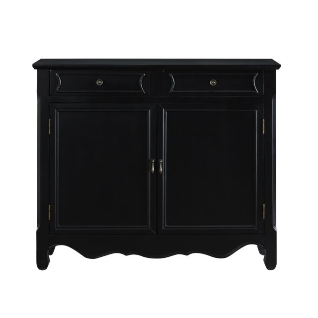 Powell Balfour 2-Door Console Table, 36-1/4inH x 41inW x 11inD, Black MPN:ODP2343