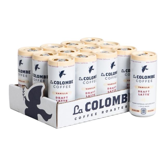 La Colombe Lattes, Vanilla Draft, 9 Oz Per Bag, Pack Of 12 Cans (Min Order Qty 2) MPN:PPPURC1203