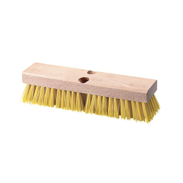 BOARDWALK Deck Brush, Cream Colored Polypropylene Bristles, 10 inches wide, Sold as One Each (Min Order Qty 3) MPN:BWK 3310