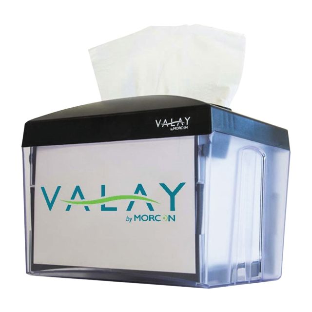 Morcon Paper Valay Nap Interfolded Napkin Dispenser, 6 1/2inH x 6 1/4inW x 8inD, Black (Min Order Qty 3) MPN:NT111EA