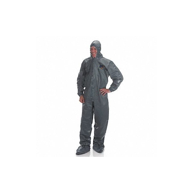 Hooded Coverall Attached Boots M PK6 MPN:51150-MD