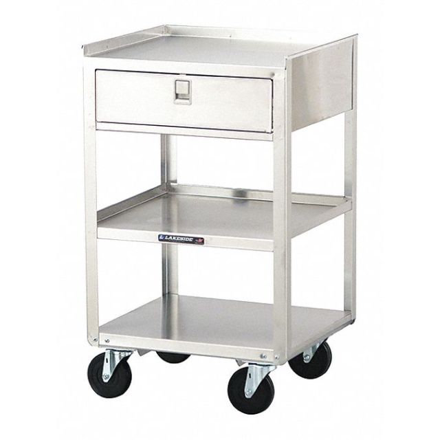 Mobil Equipment Stand Silver Cabinet MPN:466