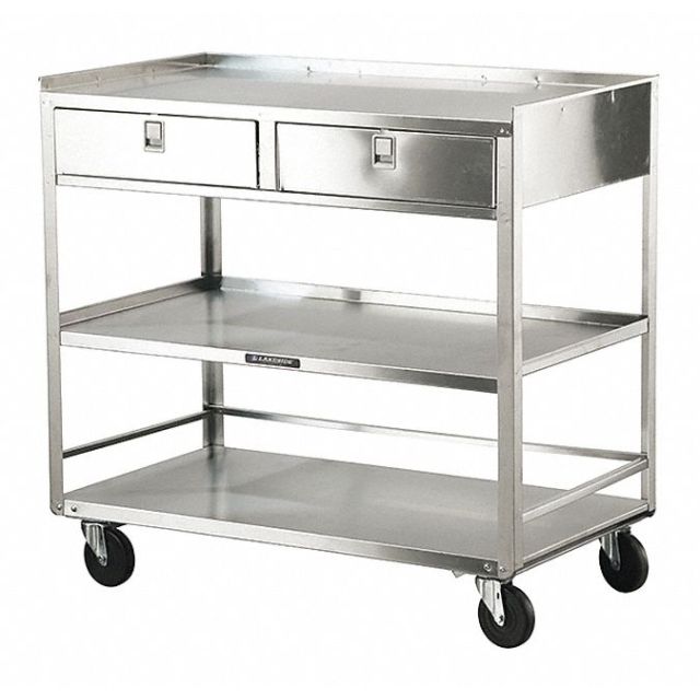 Mobil Equipment Stand Silver Cabinet MPN:474