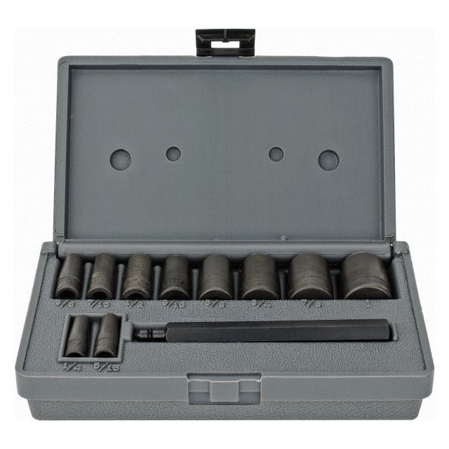 Hollow Punch Set: 11 Pc, 0.25 to 1