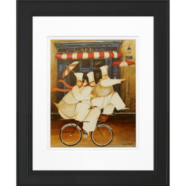 Timeless Frames Stockton Framed Kitchen Artwork, 11in x 14in, Black, Tres Amis (Min Order Qty 3) MPN:55311