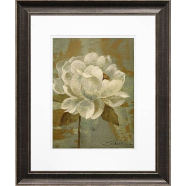 Timeless Frames Diana Pewter-Framed Floral Artwork, 16in x 20in, Peony Tile I (Min Order Qty 2) MPN:55312