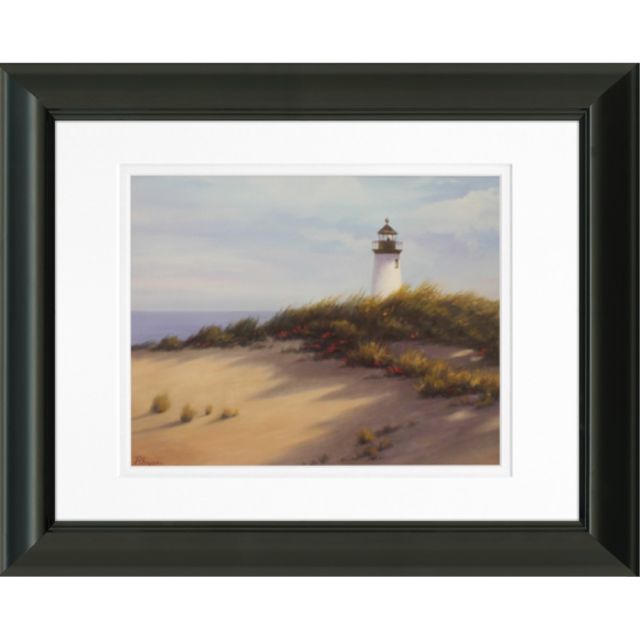 Timeless Frames Addison Framed Coastal Artwork, 11in x 14in, Black, Lighthouse (Min Order Qty 3) MPN:55353