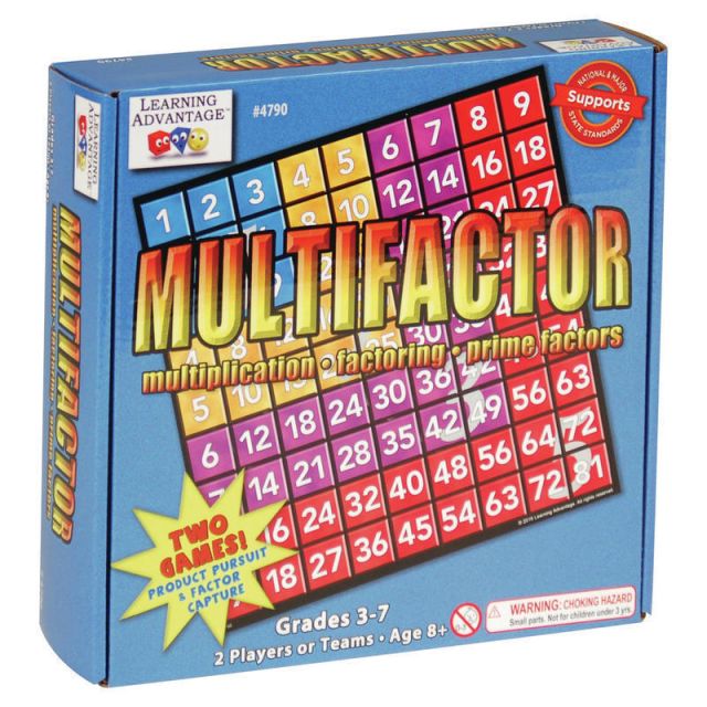 Learning Advantage Multifactor Game, Grades 5 To 12 (Min Order Qty 2) MPN:CRE4790