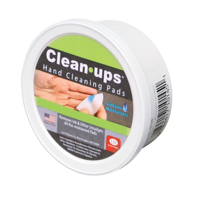Lee Clean-Ups Hand Cleaning Pads, Pack Of 60 (Min Order Qty 14) MPN:10145