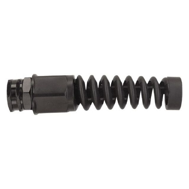 Air Hose End Fitting & Bend Restrictor: Black Anodized Aluminum MPN:RP900625F