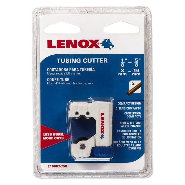Hand Tube Cutter: 1/8 to 5/8