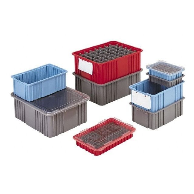 Polyethylene Dividable Storage Tote: 40 lb Capacity MPN:NDC2050 BLUE