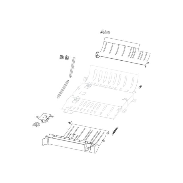 Lexmark Duplex Assembly with 2 belts, 2 Pulleys MPN:40X4346