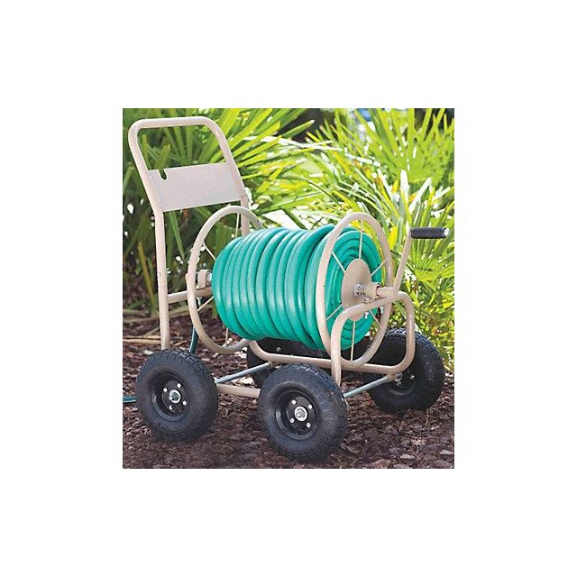 Garden Hose Reel Cart 10 in Steel MPN:2LRL2