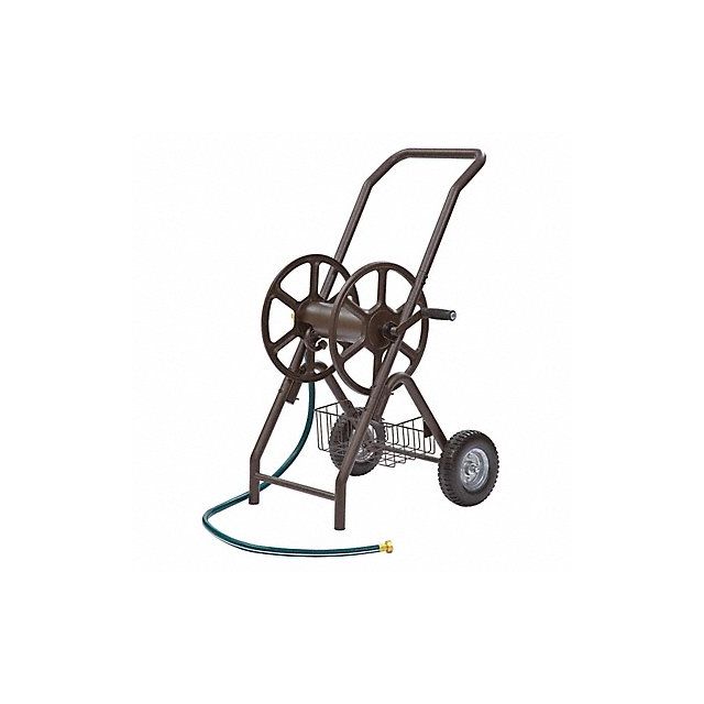 Garden Hose Reel Cart 6 in Steel MPN:302