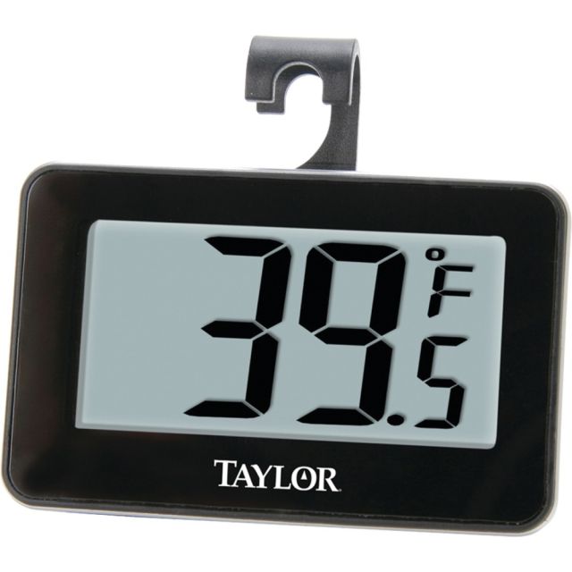 Taylor 1443 Digital Refrigerator/Freezer Thermometer - Large Display, Adjustable Temperature - For Home, Commercial (Min Order Qty 4) MPN:1443