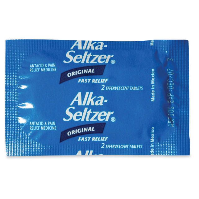Lil Drugstore Alka-Seltzer, 2 Per Packet, Box Of 15 Packets (Min Order Qty 6) MPN:51060