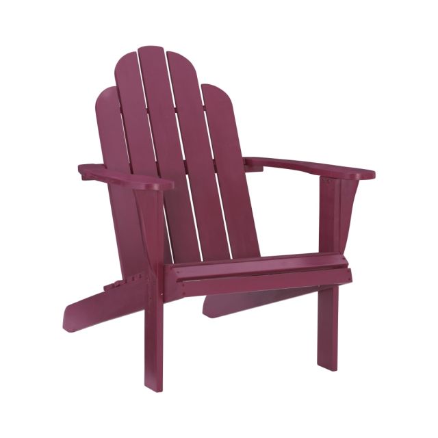 Linon Troy Adirondack Outdoor Chair, Red MPN:OFDP1250
