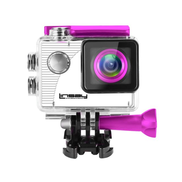 Linsay Kids Funny 5.0-Megapixel Action Camera, Pink, X5000AP MPN:X5000AP