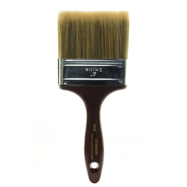 Linzer Polyester Utility Paint Brush, 4in, Synthetic (Min Order Qty 3) MPN:3828