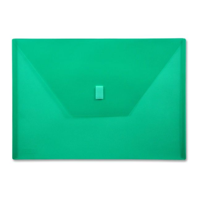 Lion VELCRO-Closure Poly Envelope, 13in x 9 3/8in, Green (Min Order Qty 16) MPN:22080-GR