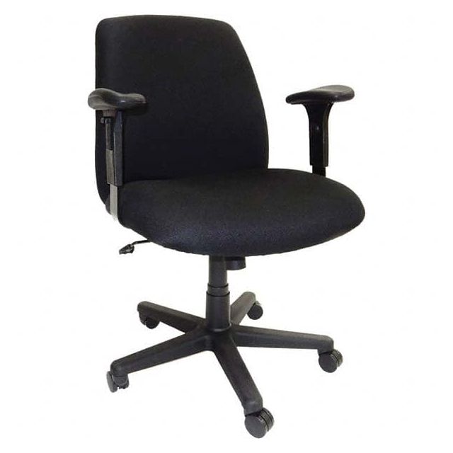 Task Chair: Nylon, Adjustable Height, Black CHR-PRODN-T General Office Supplies