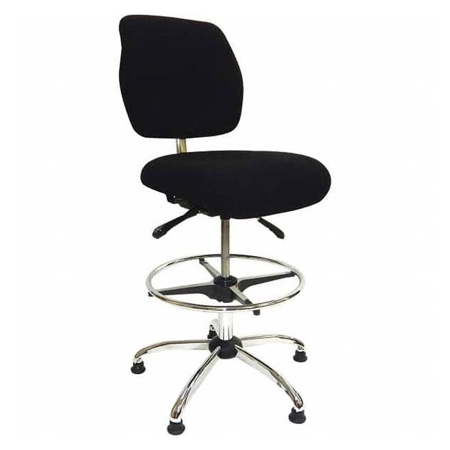 Task Chair: Nylon, Adjustable Height, Black MPN:CHR-WB-ESD