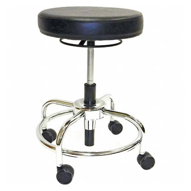 Adjustable Height Swivel Stool: Antimicrobial, 14