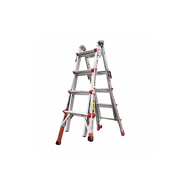 Multipurpose Ladder 300 lb Ld Cap. Alum. 15187-882 Ladders & Scaffolding