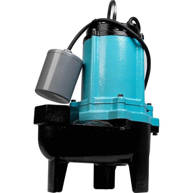Manual Sewage & Effluent Pump: Piggyback Mechanical Float, 1/2 hp, 11.5A, 115V MPN:511437
