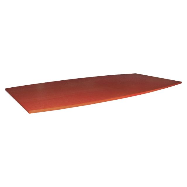 Lorell Essentials Conference Boat-Shaped Table Top, 2-Piece, 96inW, Cherry MPN:69120