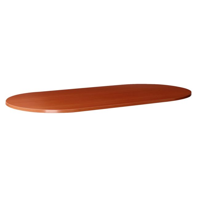Lorell Essentials Conference Oval Table Top, 2-Piece, 96inW, Cherry MPN:69122