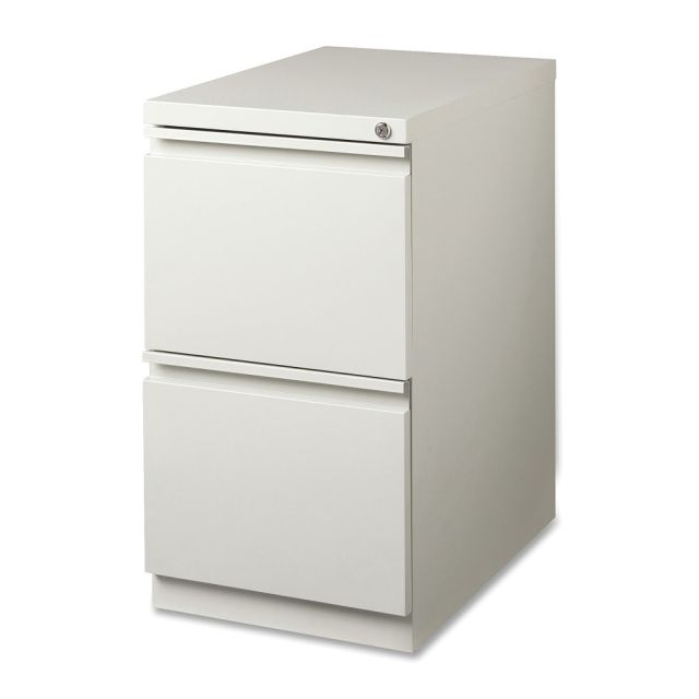 Lorell 19-7/8inD Vertical 2-Drawer Mobile Pedestal File Cabinet, Light Gray MPN:49525