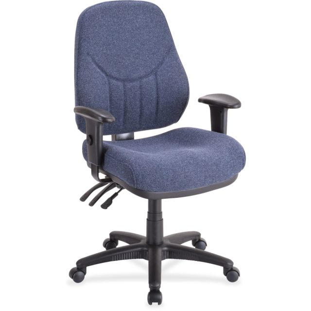 Lorell Baily Series High-Back Multi-Task Chair, Blue MPN:81101