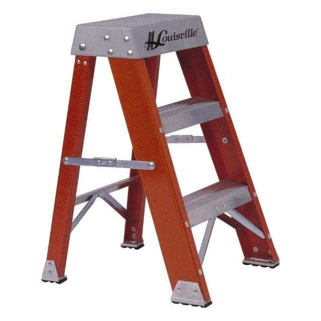 2-Step Ladder: Fiberglass, Type IA, 2' OAH FS1502 Material Handling