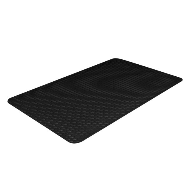 Crown Industrial Deck Plate Antifatigue Mat, 24in x 36in, Black (Min Order Qty 2) MPN:CD0023DB