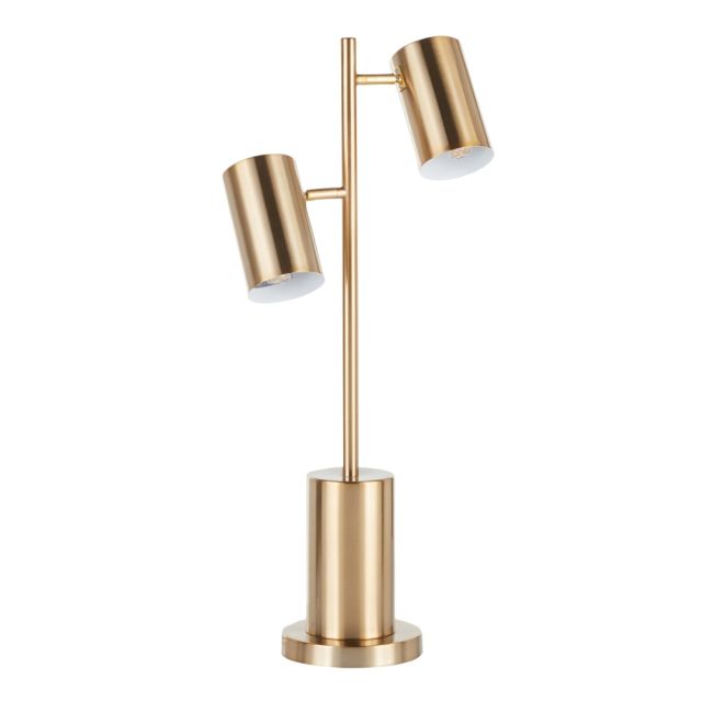 LumiSource Cannes Table Lamp, 27inH, Gold MPN:L-CANNESTB AU
