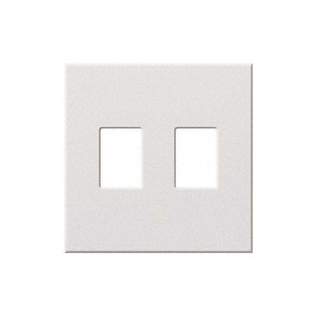 Dimmer/Switch Wall Plate 2 Gang White MPN:VWP-2-WH