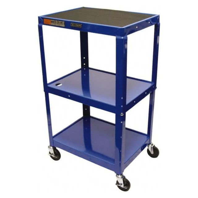 Standard Utility Cart: Steel, Blue MPN:AVJ42-RB
