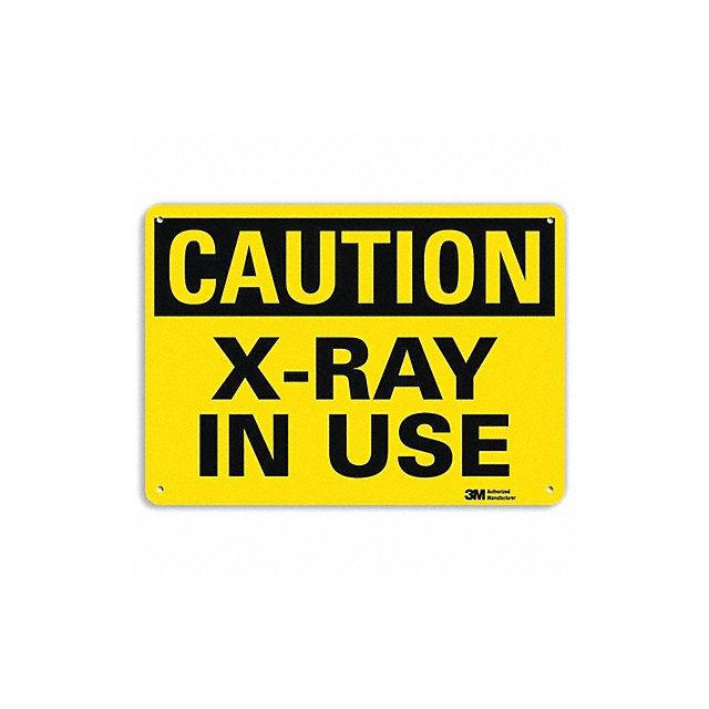Caution Sign 7 in x 10 in Aluminum MPN:U1-1047-RA_10X7