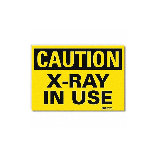 Caution Sign 7inx10in Reflctv Sheeting MPN:U1-1047-RD_10X7