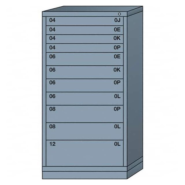 Standard Eye-Level - Multiple Drawer Access Steel Storage Cabinet: 30