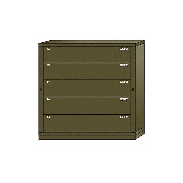 Gear Locker 59-1/4 Overall Height Green MPN:XJN6860300WPNI