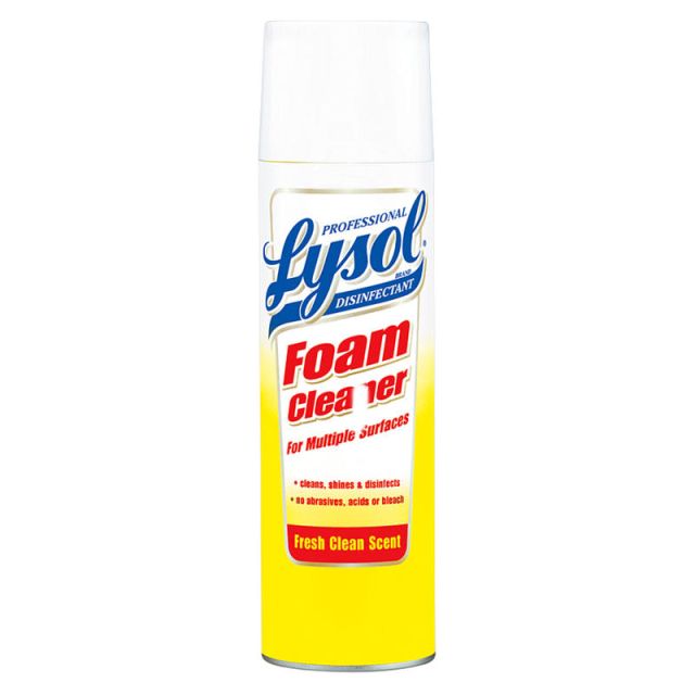 Lysol Professional Disinfectant Foam Cleaner, 24 Oz., Case Of 12